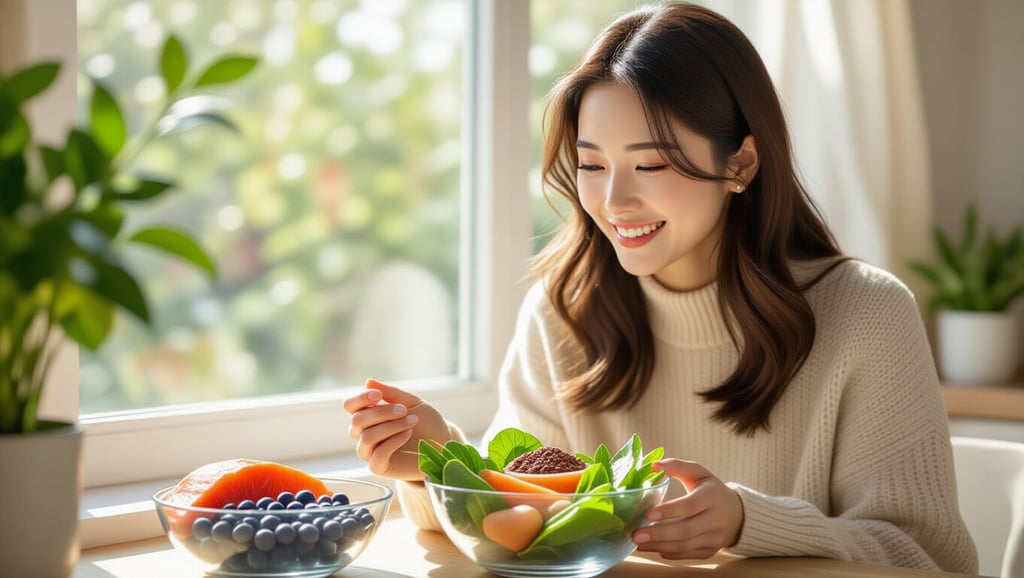 노화 지연과 염증 관리, 슈퍼푸드로 젊음 유지하는 과학적 식단 전략 3 🔍 슈퍼푸드 성분 & 효능 심층 분석