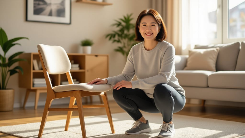 중년 근손실 원인부터 예방까지, 식단과 운동 핵심 전략 4 💪 중년 여성 맞춤 근력 운동: 하체 강화 루틴