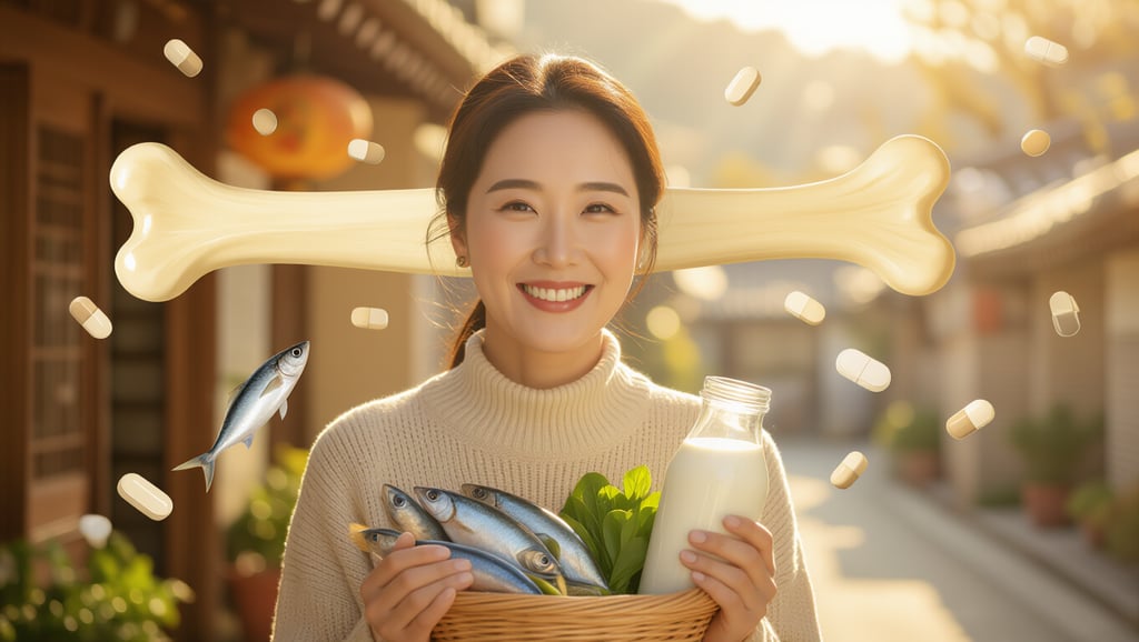 💪 뼈 건강 지킴이: 칼슘과 비타민 D