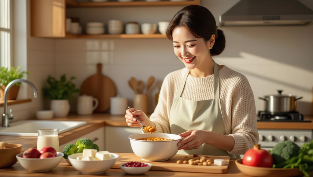 🍽️ 갱년기 맞춤 식단 & 생활 습관