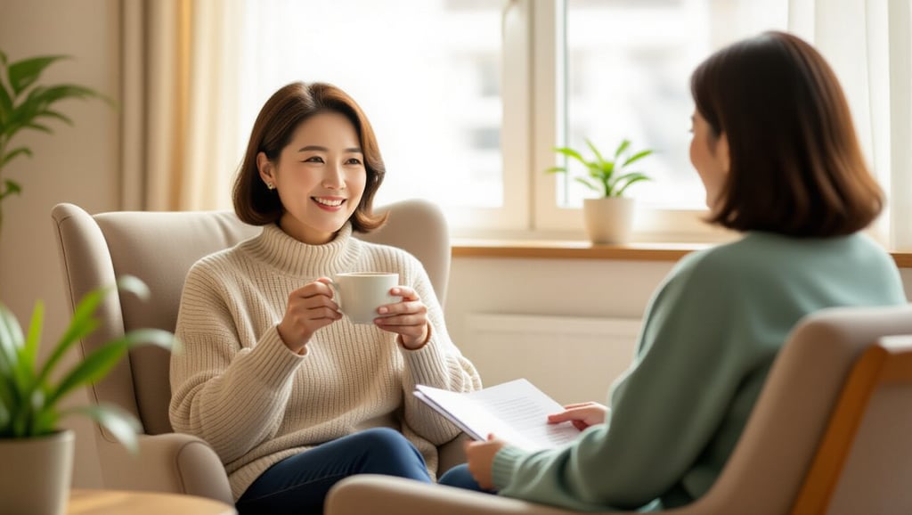 남녀 갱년기 증상부터 극복까지, 맞춤형 생활 습관과 영양 가이드 8 💖 갱년기 마음 관리, 전문가와 함께해요