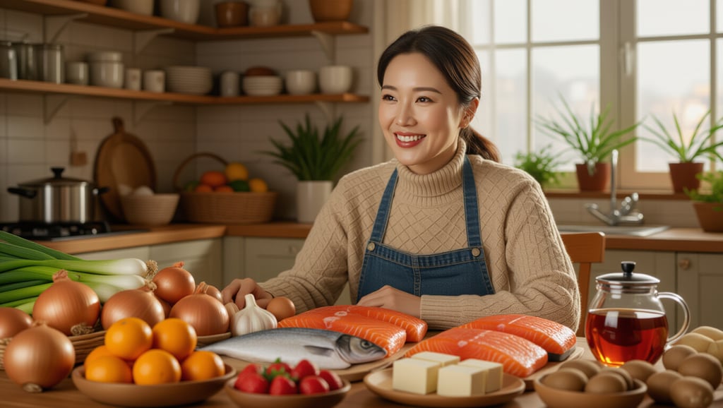 🍎 중년 맞춤! 면역력 증진 추천 음식