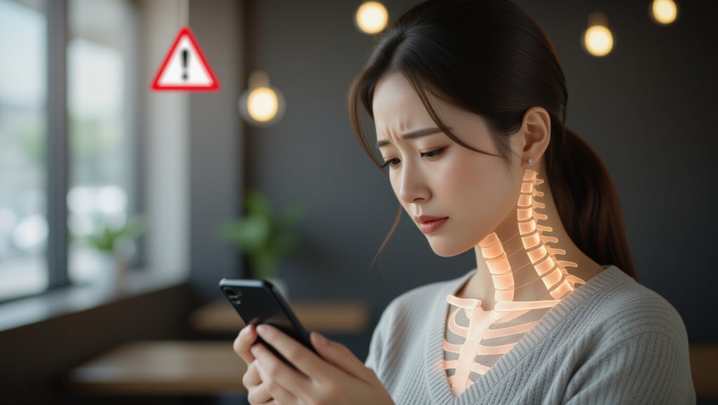 40대 목 통증, 단순 담 아닌 거북목 의심? 원인부터 치료, 예방까지 3 🔍 거북목 증후군, 정확히 무엇인가요?