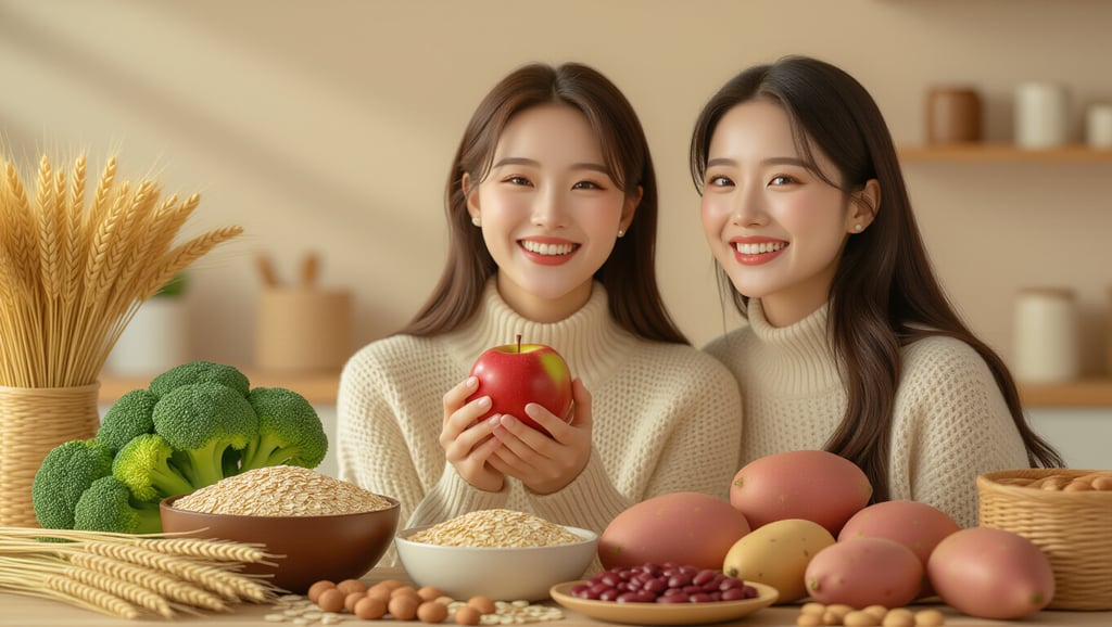 💡 혈당 & 콜레스테롤 관리: 추천 식이섬유 식품