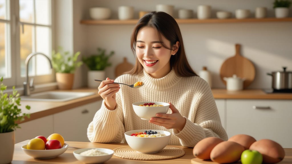 🔍 똥배 제거 & 내장 지방 관리 식단 전략