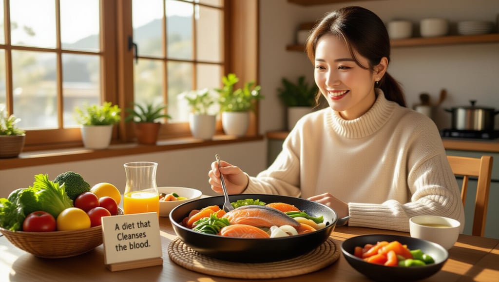 50대 고지혈증 관리: 식단, 운동, 영양제 통합 가이드 3 🥗 혈관 건강 지키는 식단 & 영양제 전략