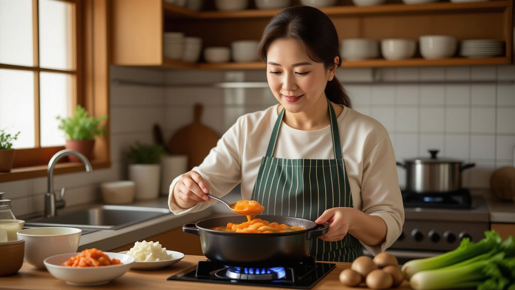 중년 건강 지키는 식단 핵심: 만성질환 예방부터 뼈 건강까지 6 🍚 저염 발효 식품 활용법