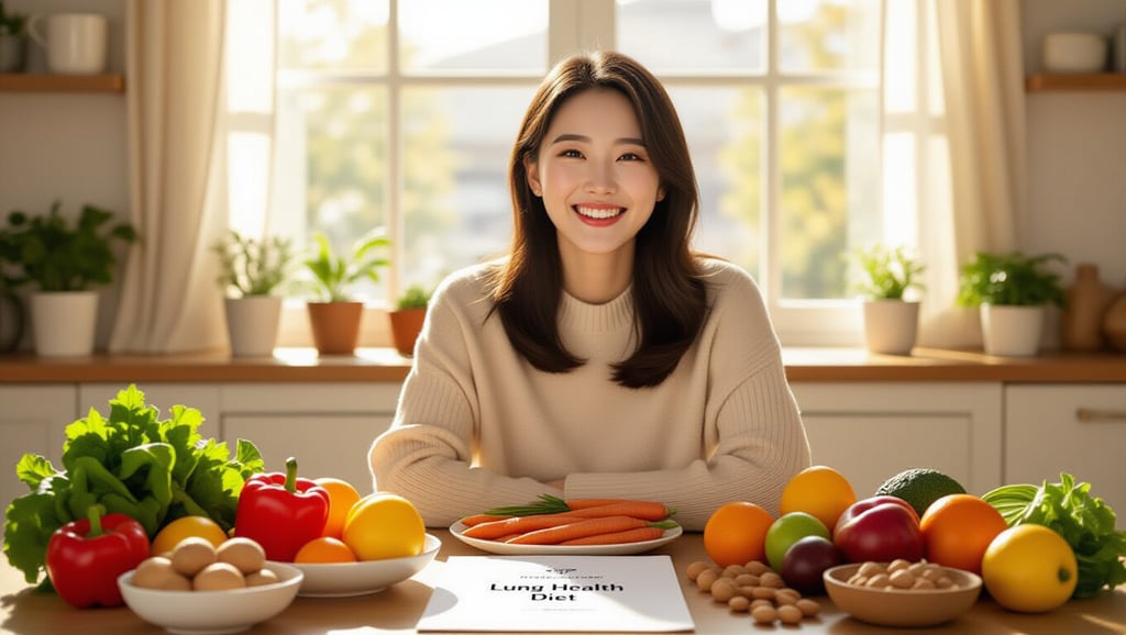 🥗 폐 건강을 위한 식단 & 영양소 전략