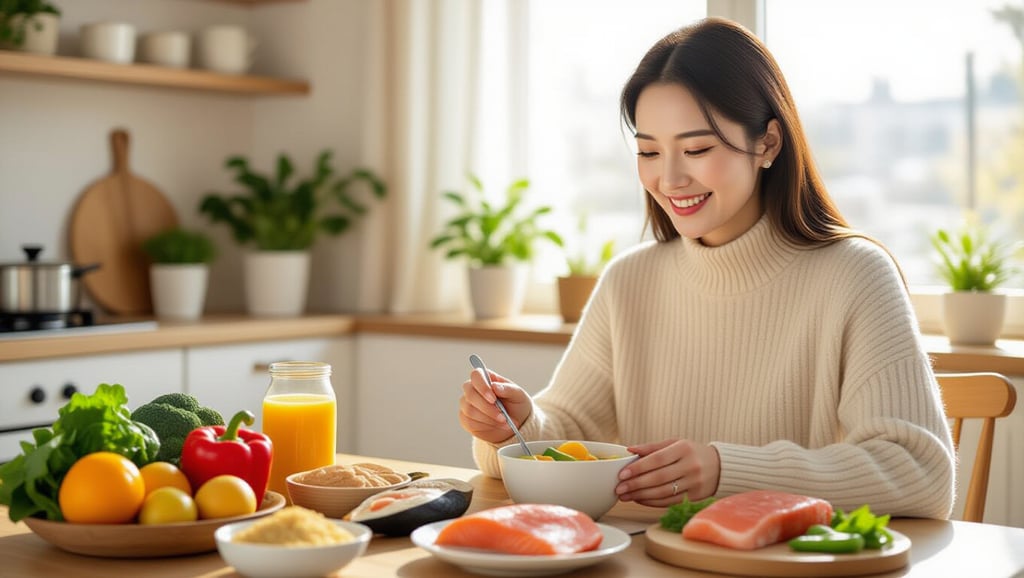 🍽️ 나만의 갱년기 식단, 이렇게 구성해 보세요!