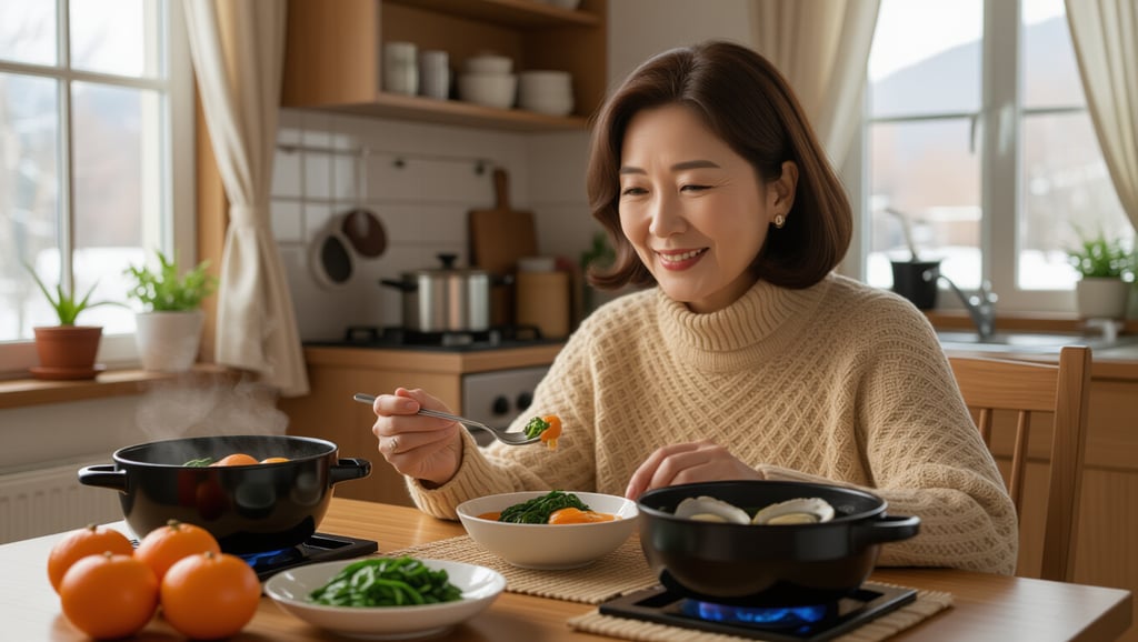 중년 겨울 건강 지키는 제철 음식 TOP 5: 면역력부터 뼈 건강까지 5 ⚠️ 중년층을 위한 제철 음식 섭취 주의사항