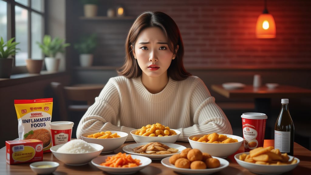 ⚠️ 염증 유발 식습관 & 피해야 할 음식